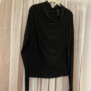 Black Norma Kamali all-in-one “mini” size medium.